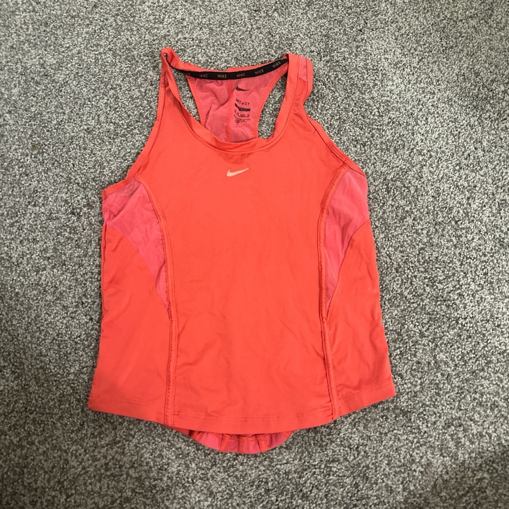 Nike Women's Vibrant Orange Tank Top